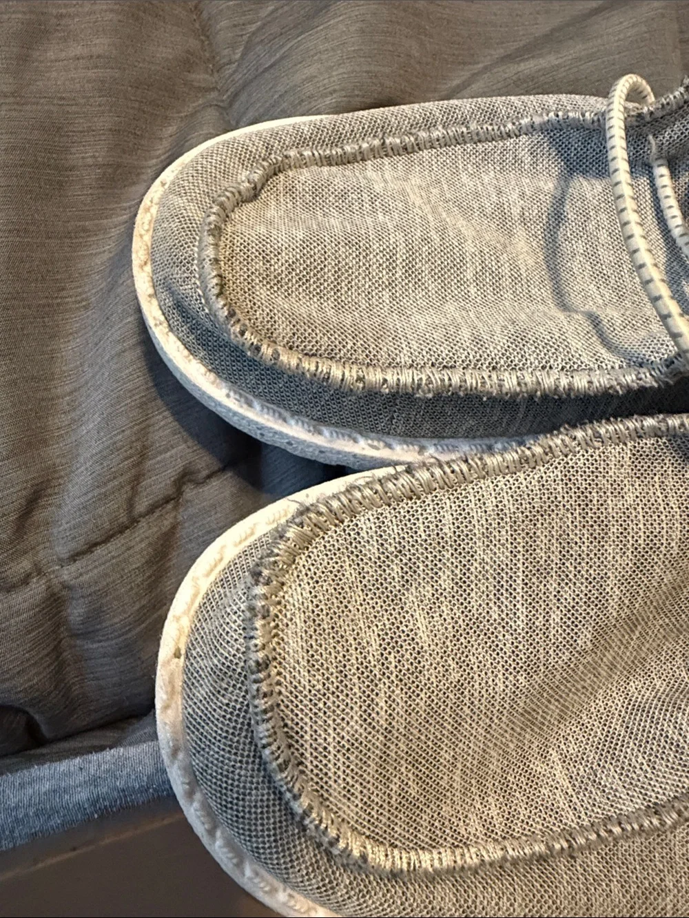 Hey Dude Kids Slip-On Loafers in Heather Gray